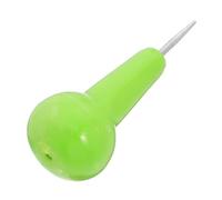 BAZEITFLOW Penna per Scrivere Braille Verde Ergonomica in Pp e Acciaio Inossidabile, Strumento Portatile per Decorazioni Scuola e Scrittura per Non Vedenti