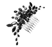 BAZEITFLOW Pettine per Chioma da Sposa Strass Laterale Accessorio Decorativo per Chioma da Matrimonio Pettine Laterale Elegante per Donne per Occasioni Speciali e Abiti da Sera