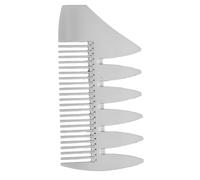 BAZEITFLOW Pettine Per Due Lati Pettine Tascabile in Lega Di Per Capelli e