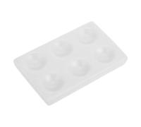 BAZEITFLOW Piastra Reazione in Ceramica Porcellana Bianco Multifunzionale per Esperimenti Chimici Adatta per Laboratori Scuole e Ricerca Trasparenza e Resistenza