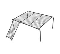 BAZEITFLOW Piattaforma e Pedana in Metallo con Supporto Stabile Accessorio per Recinto Galline Esterno Struttura Resistente per Esercizio e Alimentazione Animali Piccoli