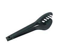 BAZEITFLOW Pinza per Alimenti Staccabile con Cucchiaio Forchetta per Spaghetti e Barbecue Leggera in Ergonomica Grigia