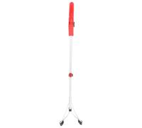 BAZEITFLOW Pinza Raccogli Rifiuti Pieghevole in Alluminio Rosso Strumento Ergonomico per Raccolta Oggetti e Pulizia Giardino Forza di Blocco Potente e Impugnatura Antiscivolo