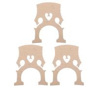 BAZEITFLOW Ponticello in Legno D’acero per Violoncello 4/4, Set da 3 Pezzi, Accessori per Parti di Violoncello Professionali, Adatto per Concerti, Prove e Aule di Musica