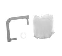 BAZEITFLOW Porta Sacchetto Rete per Scarico Cucina Triangolare Supporto per Sacchetti Rifiuti con Retine Sospese Adesivo e Facile da Installare per Lavello e Scarico Lavabo