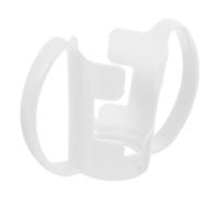 BAZEITFLOW Porta Tazza Multifunzionale in Plastica Bianca per Anziani e Disabili, Facile da Impugnare, per Pazienti Costretti a Letto Durante i Pasti al Ristorante