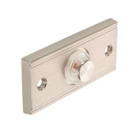 BAZEITFLOW Pulsante Campanello in Metallo da Parete 2,76x1,26x0,98 Pollici, Interruttore Classico Cablato per Porta Ingresso Casa, Garage e Uso Esterno, Resistente e Adatto a Installazione