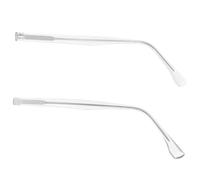 BAZEITFLOW Ricambio Stanghette Trasparenti e Resistente Compatibili con Sole e Lettura Sostituzione senza Pressione Sulle Orecchie