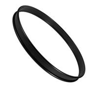 BAZEITFLOW Rullante Accessorio Anello in Ferro Nero di Ricambio per Batteria Facile da Installare e Stabile per Vari Stili Musicali