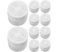 BAZEITFLOW Scatola Deodorante per Ambienti Vuota 150Ml in Plastica Bianca Cava Set da 15 Pezzi Custodia Portatile per Rimozione Odori in Camera da Letto Armadio e Auto Contenitore