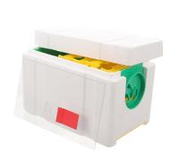 BAZEITFLOW Scatola per Apicoltura in Leggera con Telaini Kit Alimentazione Api Professionale Portatile per Allevamento e Fecondazione Regine Accessorio Essenziale per Apicoltori