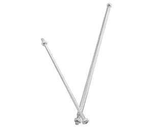 BAZEITFLOW Set 2 Pezzi Asta di Pressione per Secchio Spremiagrumi in Metallo, Ricambio per Secchio Rotante Ruote, Accessorio per Pulizia Industriale e Commerciale