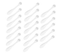 BAZEITFLOW Set 20 Pezzi Di Cucchiai Cosmetici in Acrilico Trasparente Per Crema Viso e Massaggio Oculare, Strumento Multifunzione Per Cura Della Pelle Ad Uso Professionale e Domestico