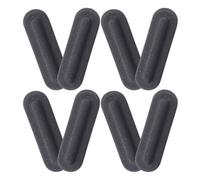 BAZEITFLOW Set 8 Piedini in Gomma Adesivi Antiscivolo per Laptop, Cuscinetti Protettivi per Base Notebook e Tastiera, Piedini di Ricambio Resistenti e Facili da Installare per