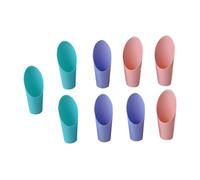 BAZEITFLOW Set 9pezzi Cazzuola Giardinaggio in Plastico per Piantare Succulente e Concime, Facile da Pulire e Adatto per Coltivazione nel Giardino Esterno Colore Casuale