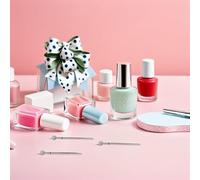 BAZEITFLOW Set da 10 Punte per Trapano Unghie in Carburo di Silicio per Manicure Russa Testine per Cuticole e Lucidatura Compatibili Macchine Standard per Uso Professionale e Domestico