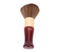 BAZEITFLOW Spazzola per Capelli da Parrucchiere con Manico in Legno Setola Morbida per Pulizia Collo e Rimozione Capelli Spazzola Piccola per Salone Uomo e Donna Resistente e Delicata