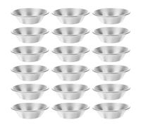 BAZEITFLOW Stampi per Crostate Antiaderenti in Lega di Alluminio 25 Pezzi, Teglia per Mini Torte e Pirottini Rotondi, Utensili da Forno per Muffin e Crostate All’uovo, Uso Domestico