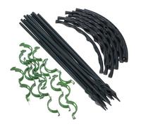 BAZEITFLOW Supporti per Piante in PVC Resistenti all Esterno e Sostegno per Piante in e Rampicanti Facile da Montare Attrezzi