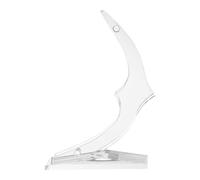 BAZEITFLOW Supporto per Rose in Acrilico Trasparente Base Rettangolare Antiscivolo Espositore per Stelo di Rosa in Foglia D’Oro Decorazione Stabile per Fiori Finti e Bouquet Artistici