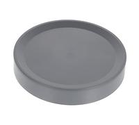 BAZEITFLOW Supporto Piante Ruote a Basso Rumore, Sottovaso Rotondo 26 Cm in Metallo, Carrello Mobile per Fiori in Vaso, per Balconi e Decorazioni Esterne, Grigio Scuro