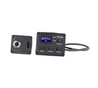 BAZEITFLOW Ukulele Piezo Pickup con Equalizzatore Bande e Accordatore Cromatico LCD Preamp Amplificatore per Chitarra Acustica e Ukulele Pickup Sensibile con Indicatore Batteria e Display