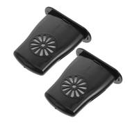 BAZEITFLOW Umidificatore in Plastica per Chitarra Acustica 2 Pezzi Nero Portatile Contro Screpolature per Manutenzione Pannello e Foro Sonoro