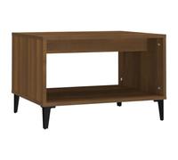 Baziroo Tavolino da salotto in legno, tavolino da salotto, tavolino moderno, adatto per interni ed esterni, design moderno ed elegante, aspetto rovere marrone