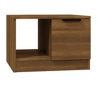 Baziroo Tavolino da salotto in legno, tavolino da salotto, tavolino moderno, adatto per interni ed esterni, design moderno ed elegante, aspetto rovere marrone