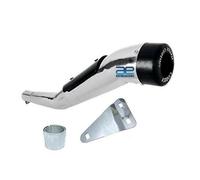 Bazooka Piegare Cobra Silenziatore Scarico + Glasswool per Reale Enfield
