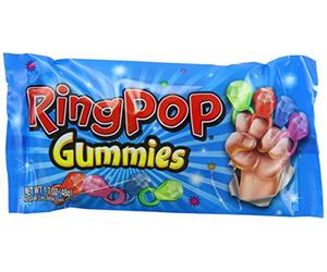 Bazooka Ring Pop Gummies Pouch, 1.70 Ounce (Pack of 16)