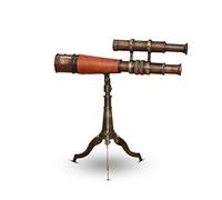 BAZROSS Treppiede da tavolo nautico Spyglass - Telescopio in ottone anticato nero con supporto treppiede per decorazione casa e ufficio e regalo - perfetto per decorazioni da tavolo e regali