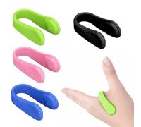 BaZuyunMd Set di 4 clip per agopressione, anelli per agopressione per sollievo naturale da emicranie e stress, anelli a batteria portatili come ausilio per disturbi d'ansia e per ridurre il dolore