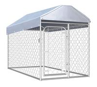 BAZZI Casetta per Cani da Esterno Box Cani Esterno Canile da Esterno con Tetto Cuccia Cane Esterno 200x100x125 cm