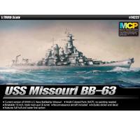 USS Missouri BB-63 Aircraft Carrier Plastic Kit 1:700 Model ACADEMY