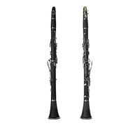Bb B Flat Clarinet Bianco Ottone Verniciato Nichel Con Il Caso Di Ance Pads Guanti Strap Panno Di Pulizia
