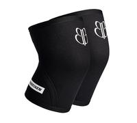BB BANBROKEN BANBROKEN Ginocchiere 7 mm PRO LIFTER (2 unità) 7 mm Knee Sleeves - Weightlifting, Strongman, sollevamento pesi, compressione Squats e altri sport. uomo, donna, 1 paio, nero (V PRO, XL)