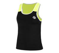 BB by Belen Berbel Shanghai Canottiera Donna - Nero, Giallo Neon XL