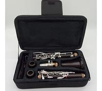 BB CLARINET Ebano In Legno Argento Placcatura Chiave Strumenti Musicali Cassa Del Boccaglio Clarinetti