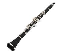 BB Clarinetto Piatto Black Blackelite Silver Keys Con Custodia Per La Pulizia Della Canna Clarinetti