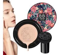 BB Cream Foundation - Crema BB a forma di cuscino resistente al sudore, illumina il nude Makeover | Fondotinta idratante Air Cushion, base per trucco impermeabile per donne