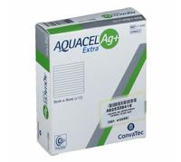 BB FARMA Srl MEDICAZIONE IN HYDROFIBER E IONI ARGENTO AQUACEL AG+ EXTRA 5X5 CM 10 PEZZI