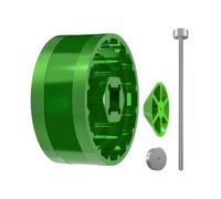BB in Alluminio CNC per 44MM BBR-60 Verde BB in Alluminio CNC | Compatibile 5 modelli, lega alluminio, finitura liscia, richiede chiave 3/8, verde