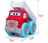 BB Junior Drive 'N Rock 16-89033 - Camion dei pompieri con pianola