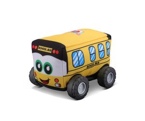 BB Junior Macchinina Autobus 15Cm Giallo Giocattolo Auto Soft Modello 16-89052