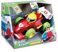 BB Junior Push Glow Automobile Giocattolo Formula Fun Rosso Auto Luce Suono