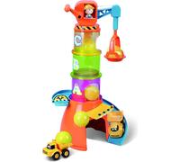 BB Junior Set Giochi 16-88605 Stacking Crane 5in1 Incl. Volvo Ribaltabile 9cm