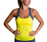 BB Maglietta Sun per Tennis e Padel by Belén Berbel, Giallo / Grigio, L