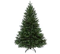 BB Sport Albero di Natale Lusso in PE/PVC 120 cm verde scuro Abete Natale Artificiale