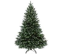 BB Sport Albero di Natale Lusso in PE/PVC 240 cm verde cupo - zucchero a velo Abete Natale Artificiale